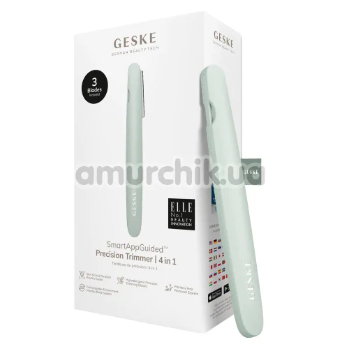 Триммер Geske Precision Trimmer 4 in 1, зеленый