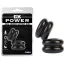 Ерекційне кільце GK Power Dual Chubby Support Ring, чорне - Фото №5