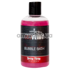 Пена для ванны Sensuva Big Flirt Bubble Bath Berry Flirty, 237 мл - Фото №1