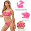 Комплект Star Night Sultry Sleep Lingerie Set, розовый: бюстгальтер + трусики - Фото №10