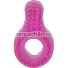 Эрекционное кольцо Super Stretch Enhancer Ring, розовое - Фото №1