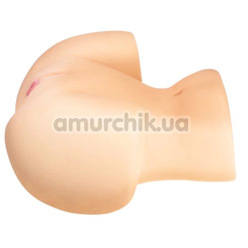 Искусственная вагина и анус Feel Me Bare Spread Pussy&Ass Masturbator, телесная