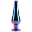 Анальная пробка с радужным кристаллом Matrix Mont Classic Rainbow Butt Plug M, радужная - Фото №4