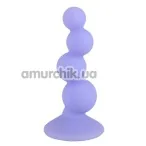 Анальная пробка Lulu Anal Plug Tingling Bubble, фиолетовая - Фото №1