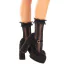 Носки Leg Avenue Sweetheart Lace Ankle Socks, черные - Фото №2