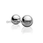 Вагинальные шарики Metal Worx Ben-Wa Balls Small, серебрянные - Фото №1