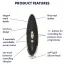 Симулятор орального секса с вибрацией для женщин Satisfyer Haute Couture, бело-черный - Фото №4