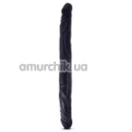 Двокінцевий фалоімітатор B Yours 14 Inch Double Dildo, чорний - Фото №1