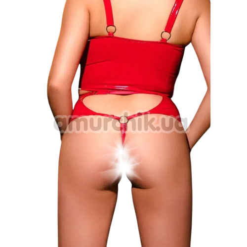Трусики-стрінги OhMyG! Las Vegas Wet Look Panty T032, червоні