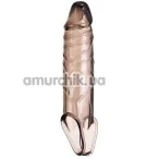 Насадка на пенис XLover Penis Extender 16.2 см, черная - Фото №1