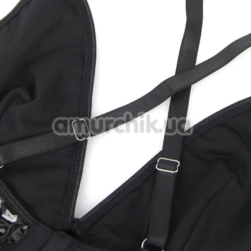 Платье Star Night Backless Wetlook Mini Dress, черное