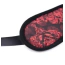 Маска на очі DS Fetish Red Rmbroidery Ties, чорна - Фото №4