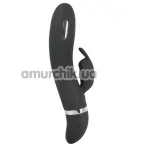 Вибратор с электростимуляцией XouXou E-Stim Rabbit Vibrator, черный - Фото №1
