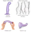 Фаллоимитатор Strap-On-Me Dildo Plug P&G M, розовый - Фото №3