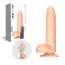 Вибратор с ротацией Strap-On-Me Rotating & Vibrating Realistic Dildo L, телесный - Фото №5