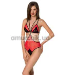 Боди Passion Free Your Senses Erotic Line Peonia, красно-черное - Фото №1