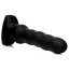 Анальний вібратор Thunderplugs Silicone Vibrating & Squirming Plug with Remote Control, чорний - Фото №1