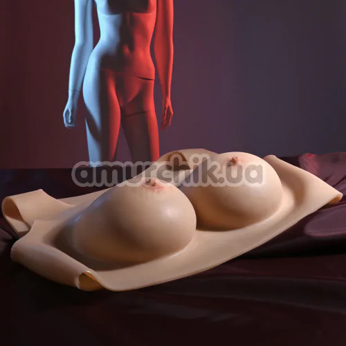 Накладні груди Gender X Undergarments Plate С-Cup, тілесні