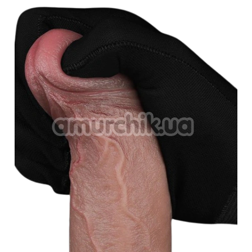 Вібратор Lovetoy Real Softee 11 Platinum Silicone, коричневий