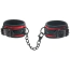 Фіксатори для рук Whipsmart Heartbreaker Deluxe Buckle Love Cuffs, чорно-червоні - Фото №2