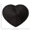 Прикраси для сосків Radiance Heart Pasties, чорні - Фото №3