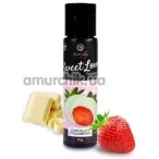 Оральний гель Secret Play Foreplay Gel Sweet Love Chocolate Strawberry - полуниця у білому шоколаді, 55 мл - Фото №1