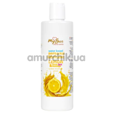 Массажный лубрикант MyLove Aroma Series Personal Lubricant 2in1 Lemon - лимон, 300 мл - Фото №1
