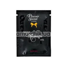 Массажное масло Plaisirs Secrets Paris Huile Massage Oil Litchi - личи, 3 мл - Фото №1