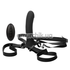 Страпон з вібрацією Her Royal Harness Me2 Remote Rumbler, чорний - Фото №1