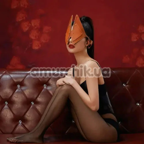 Маска лисички Lockink Vixen Blindfold, коричневая