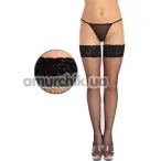 Чулки Stockings черные (модель 5517) - Фото №1