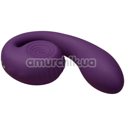Вибратор для клитора и точки G Snail Vibe Gizi, фиолетовый