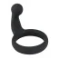 Эрекционное кольцо со стимулятором простаты Black Velvets Cock Ring, черное - Фото №1
