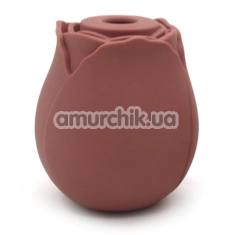 Симулятор орального сексу для жінок з вібрацією Sweet Em Rose Sucking Massager, бордовий - Фото №1