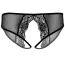 Трусики Daring Intimates Angel Naughty Crotchless Panty, черные - Фото №4