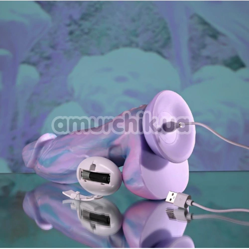 Вибратор Evolved Mythical, сиренево-голубой