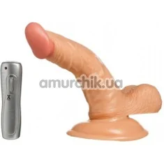 Вибратор Loveshop Dual-Layered Hunter's Penis, телесный - Фото №1