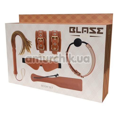 Бондажный набор Blaze Elite BDSM Set, коричневый