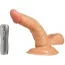 Вібратор Loveshop Dual-Layered Hunter's Penis, тілесний - Фото №1