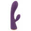 Вібратор Super Soft Double Layer Silicone Rabbit Vibrator, фіолетовий - Фото №2