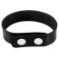 Эрекционное кольцо Silicone Cock Ring, черное - Фото №1