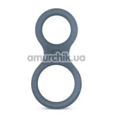 Эрекционное кольцо для члена Boners Classic Cock & Ball Ring, синее - Фото №1