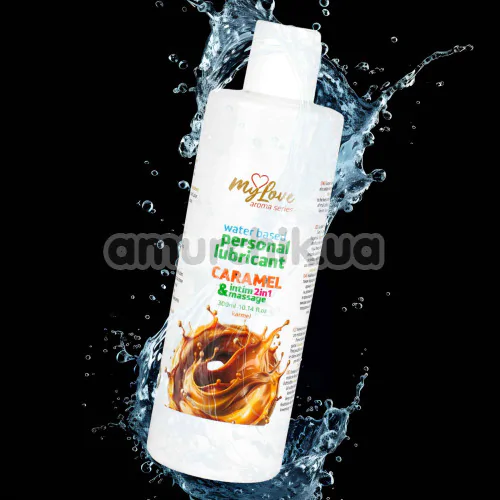 Масажний лубрикант MyLove Aroma Series Personal Lubricant 2in1 Caramel - карамель, 300 мл