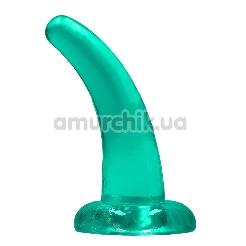 Фалоімітатор Realrock Crystal Clear Dildo 5, зелений