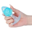 Анальна пробка Liebe Seele Crystal Icecream-Shaped Anal Plug Medium, блакитна - Фото №2