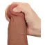 Фалоімітатор Sliding-Skin Dual Layer Dong King Sized 13.5, світло-коричневий - Фото №14