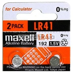 Батарейки Maxell Alkaline LR41 (AG3), 2 шт - Фото №1