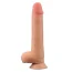Фаллоимитатор Sliding-Skin Dual Layer Dong 9, телесный - Фото №1
