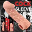Насадка на пенис Kokos Cock Sleeve CS 006-M, телесная - Фото №9