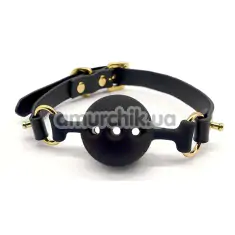 Кляп Upko Silicone Breathable Small Ball Gag, чорний - Фото №1